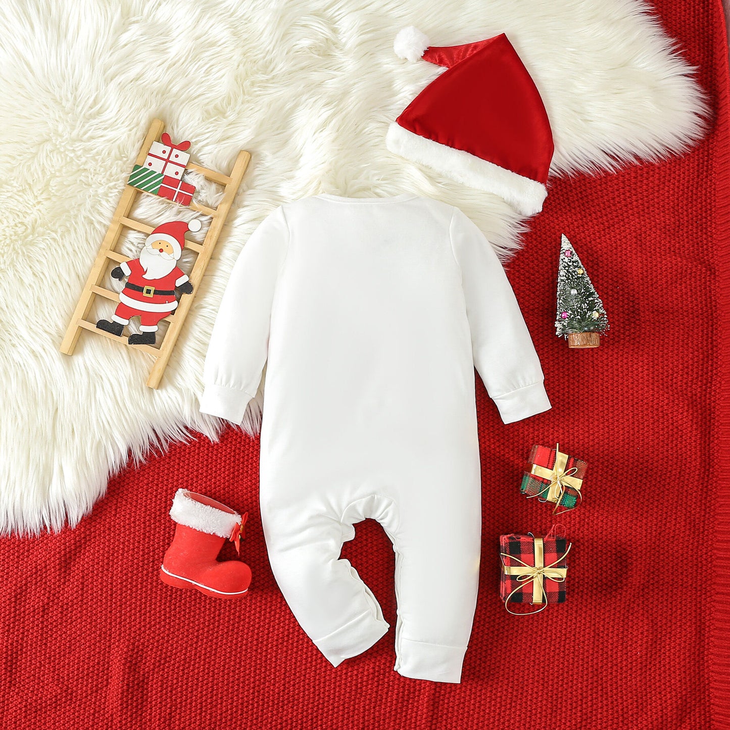 Ho Ho Ho Grinch Hand Romper❤️💚