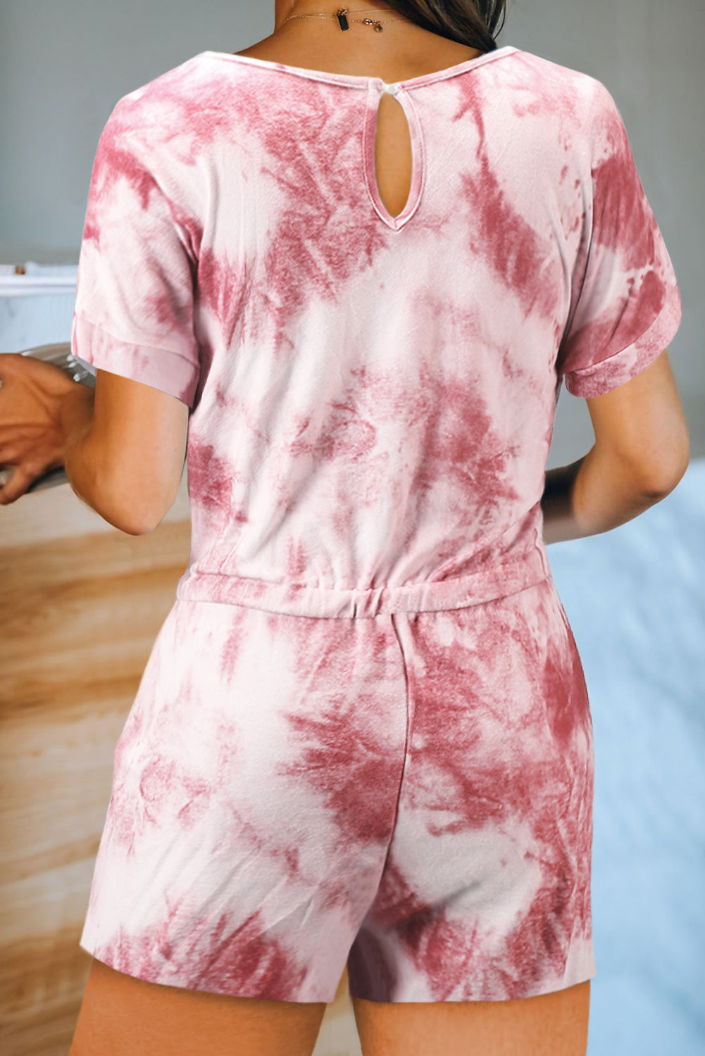 Tie Dye Knit Romper