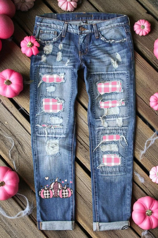 Pink Pumpkin Jeansš
