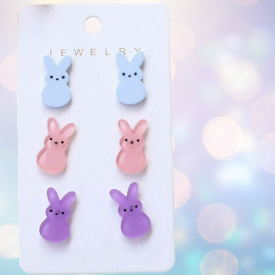 Easter Bunny Stud Earrings