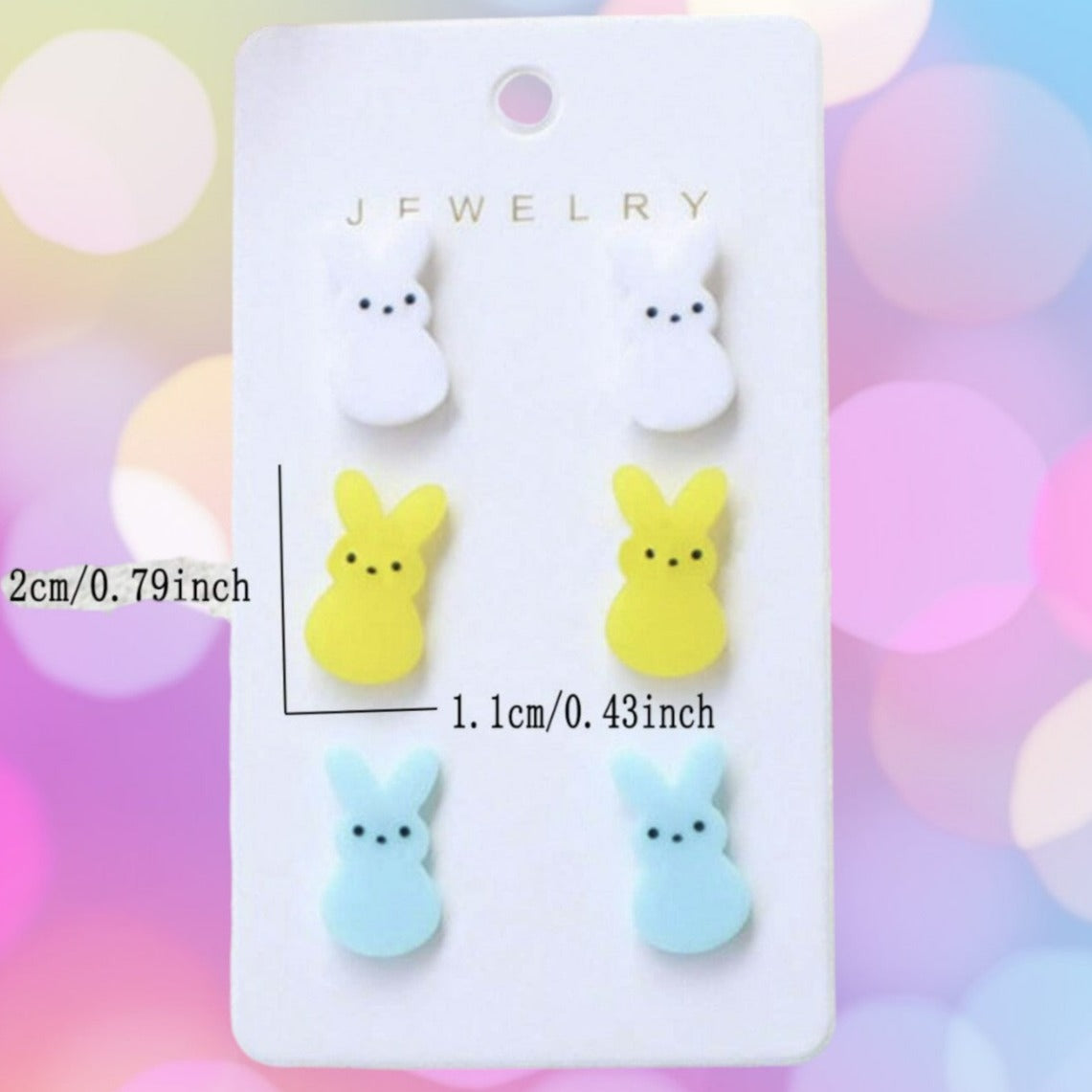 Easter Bunny Stud Earrings