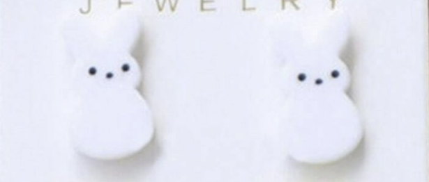Easter Bunny Stud Earrings