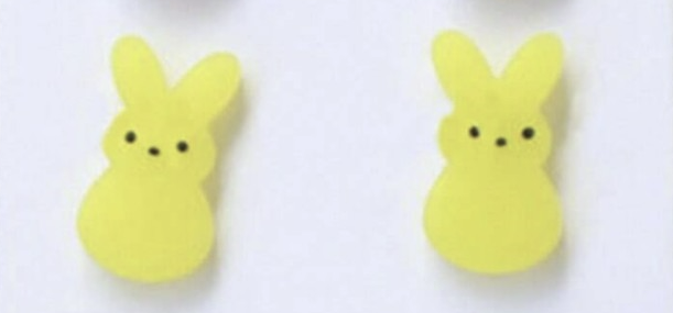 Easter Bunny Stud Earrings