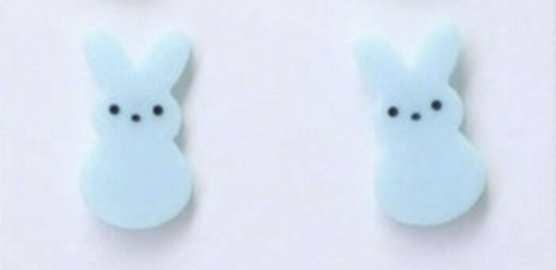 Easter Bunny Stud Earrings