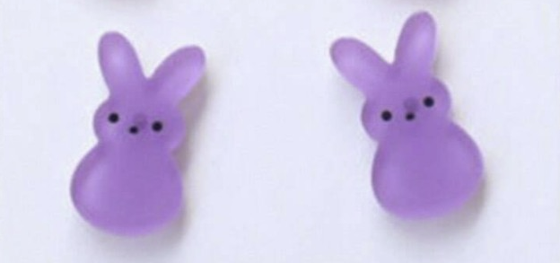 Easter Bunny Stud Earrings