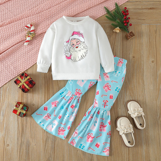 Pink & Blue Santa🤶🏻