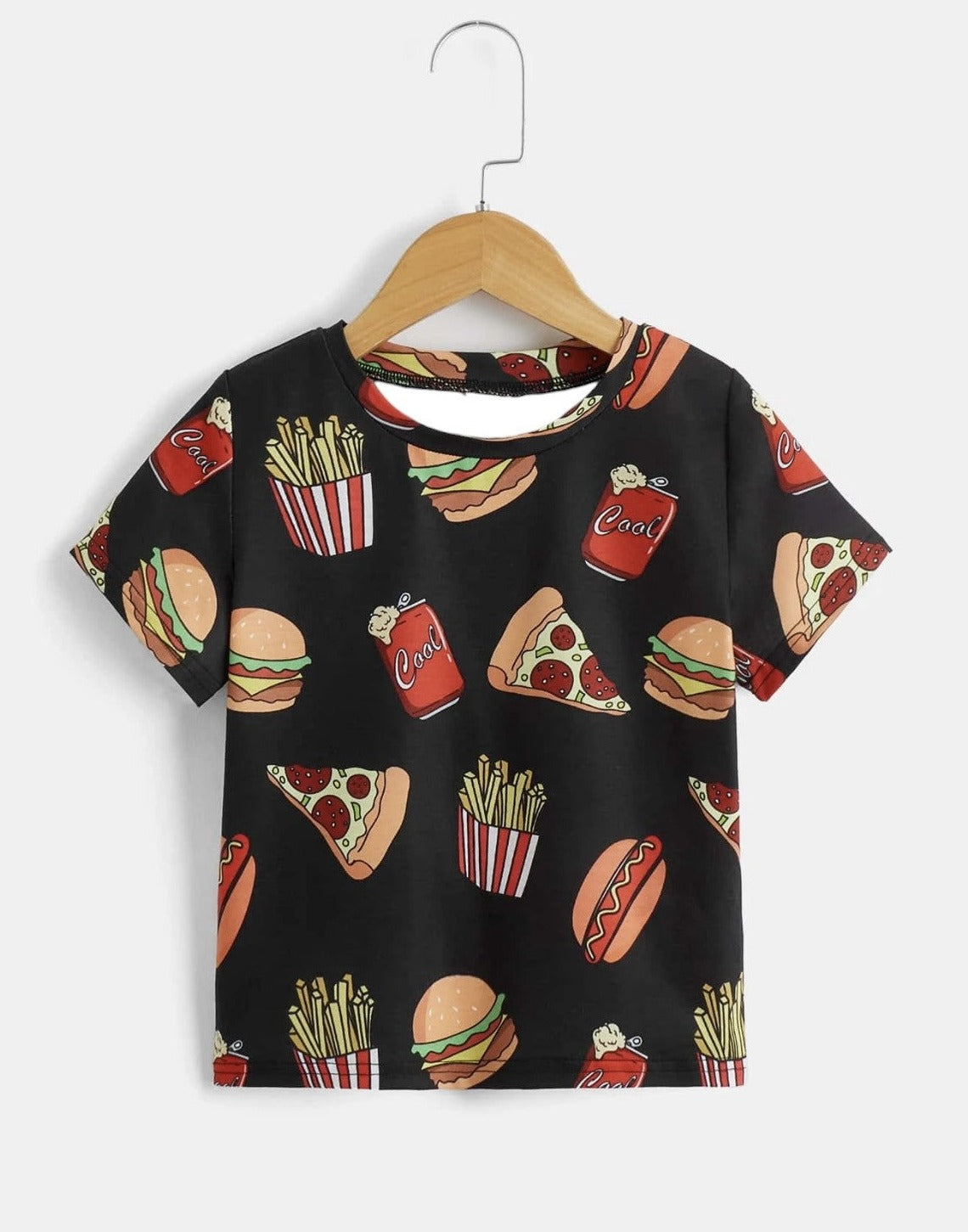 Boy Food Print T-Shirt