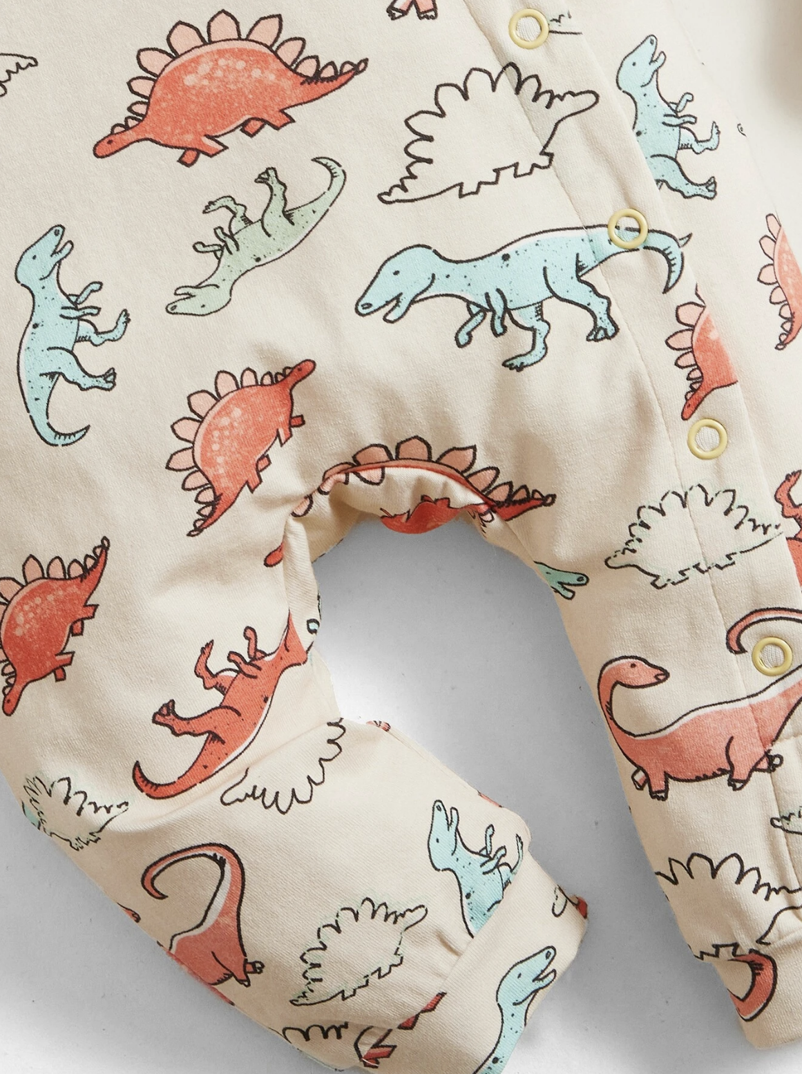 Baby Boy Dinosaur Print Hooded Jumpsuit