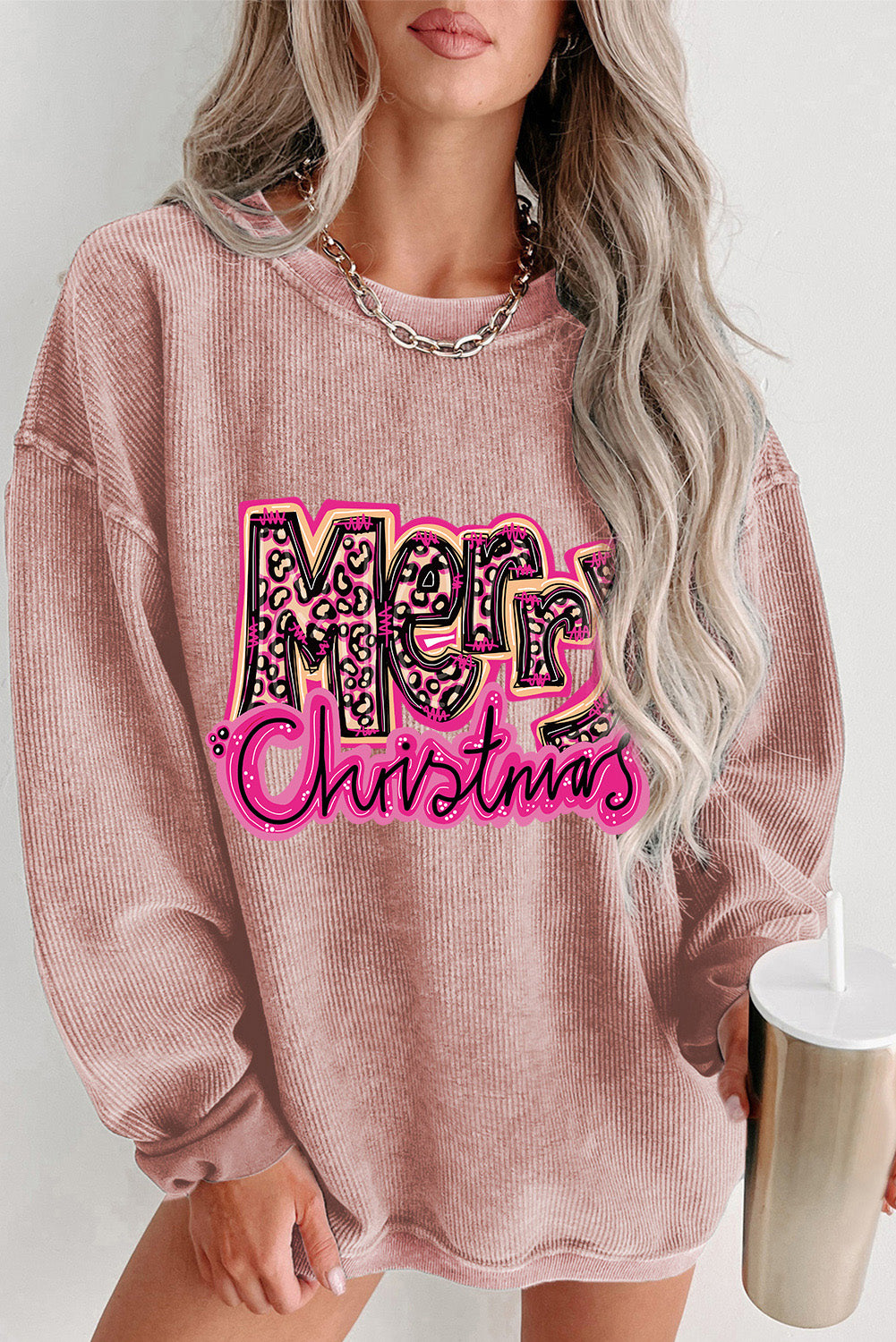 Pink Cheetah Merry Christmas🎁